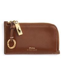 Polo Ralph Lauren - Zip Leather Wallet - Lyst