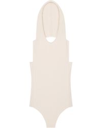 Courreges - Illusion Hooded Bodysuit - Lyst