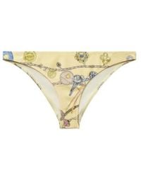 Versace - Jewellery-Print Bikini Bottoms - Lyst