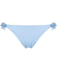LaRevêche - Floral Detail Bikini Bottoms - Lyst