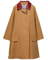 Prada - Long-Sleeved Buttoned Coat - Lyst