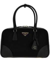Prada - Re-Edition 1978 Triangle-Logo Zipped Tote Bag - Lyst