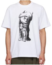Sacai - Graphic-Print Cotton T-Shirt - Lyst