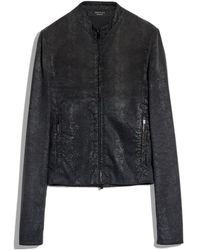 Gucci - Cotton Viscose Jacket With Python Effect - Lyst