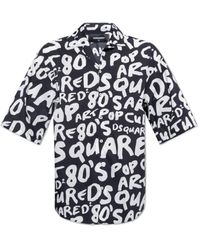DSquared² - 80's Pop-Printed Short Sleeved Shirt - Lyst