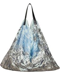 Samsøe & Samsøe - Saelli Landscape-Print Silk Shoulder Bag - Lyst