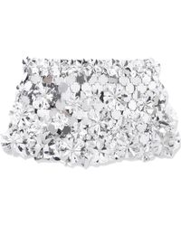 Rabanne - Rabanne Floral Disc Mini Skirt - Lyst