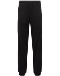 Moncler - Logo Detailed High-Waist Trousers - Lyst