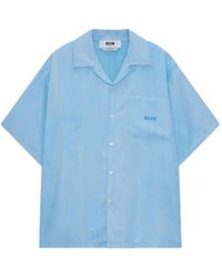 MSGM - Short-Sleeved Shirt - Lyst