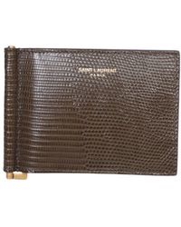 Saint Laurent - Double Fold Wallet - Lyst