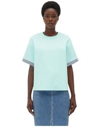 Bottega Veneta - Double Layer Striped T-Shirt - Lyst