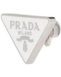 Prada - Symbole Clip Right Earring - Lyst