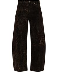 AllSaints - Sadie Patterned Straight-Leg Jeans - Lyst