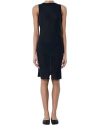 Rier - Sleeveless Mesh Midi Dress - Lyst