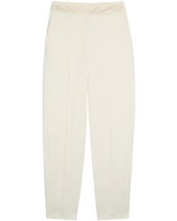 JOSEPH - Aix Tapered Stretch-Crepe Trousers - Lyst