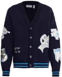 Off-White c/o Virgil Abloh - Logo Patch Cardigan - Lyst