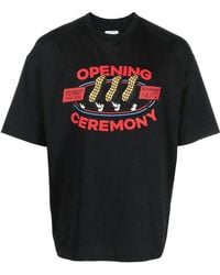 Opening Ceremony - Peanuts Logo Printed T-Shirt - Lyst