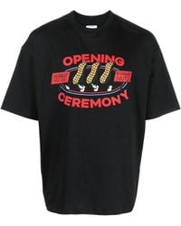 Opening Ceremony - Peanuts Logo Printed T-Shirt - Lyst