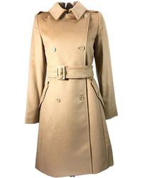 Max Mara - Long-Sleeved Lapel Coat - Lyst