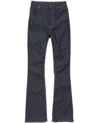 Acne Studios - Bow-Detail Flared Trousers - Lyst