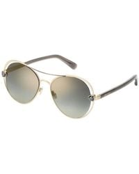 Jimmy Choo - Eyewear Sarah Round Frame Sunglasses - Lyst