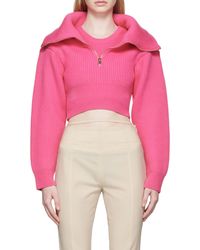 Jacquemus - Risoul Double Collar Sweater - Lyst