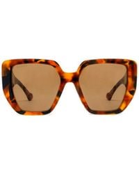 Gucci - Eyewear Oversized Square Sunglasses - Lyst