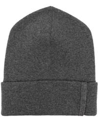 Brunello Cucinelli - Turn-Up Hem Knitted Beanie - Lyst