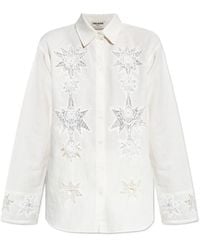 Zadig & Voltaire - Embroidered Detail Shirt - Lyst