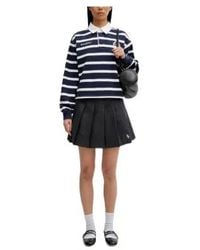 Sporty & Rich - Pleated Embroidery Mini Skirt - Lyst