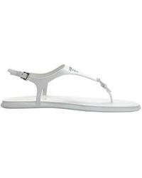 Prada - Logo Sandals - Lyst