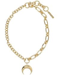 Marine Serre - Moon Charm Chain Necklace - Lyst