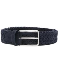 Canali - Braided-Design Belt - Lyst