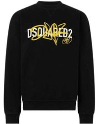 DSquared² - Graffiti Logo Sweatshirt - Lyst