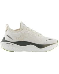 EA7 - Logo Printed Lace-Up Sneakers - Lyst
