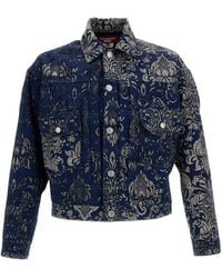 Junya Watanabe - Watanabe X Levi's Damask Trucker Jacket - Lyst