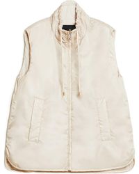 Weekend by Maxmara - Yoro Zip-Up Drawstring Gilet - Lyst
