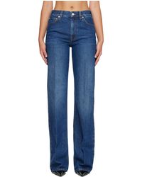 Mugler - Belt Loop Jeans - Lyst