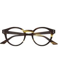 Gucci - Eyewear Round Frame Glasses - Lyst
