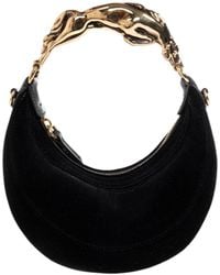 Chloé - Chloé Horse Small Velvet Tote Bag - Lyst