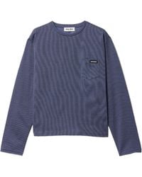 Miu Miu - Jacquard Long-Sleeve T-Shirt - Lyst