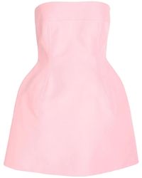 Marni - Sleeveless Strapless Solid Color Dress - Lyst