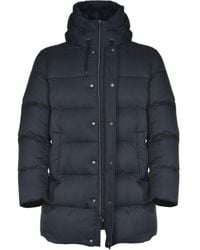 Herno - Long-Sleeved Hooded Down Jacket - Lyst