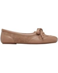 Gianvito Rossi - Vault Lace-Up Ballet Shoes - Lyst