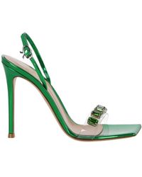 Gianvito Rossi - Ribbon Candy Heeled Sandals - Lyst