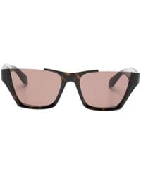 Alaïa - Alaïa Rectangular Frame Sunglasses - Lyst