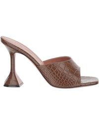 AMINA MUADDI - Lupita Slipper Embossed Mules - Lyst