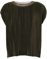 JOSEPH - Cedre Plissé Satin Top - Lyst