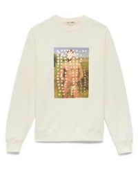 JW Anderson - Jw Anderson Star Printed Sweatshirt - Lyst