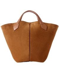 Proenza Schouler - Large Leather-Trimmed Patchwork Shoulder Bag - Lyst